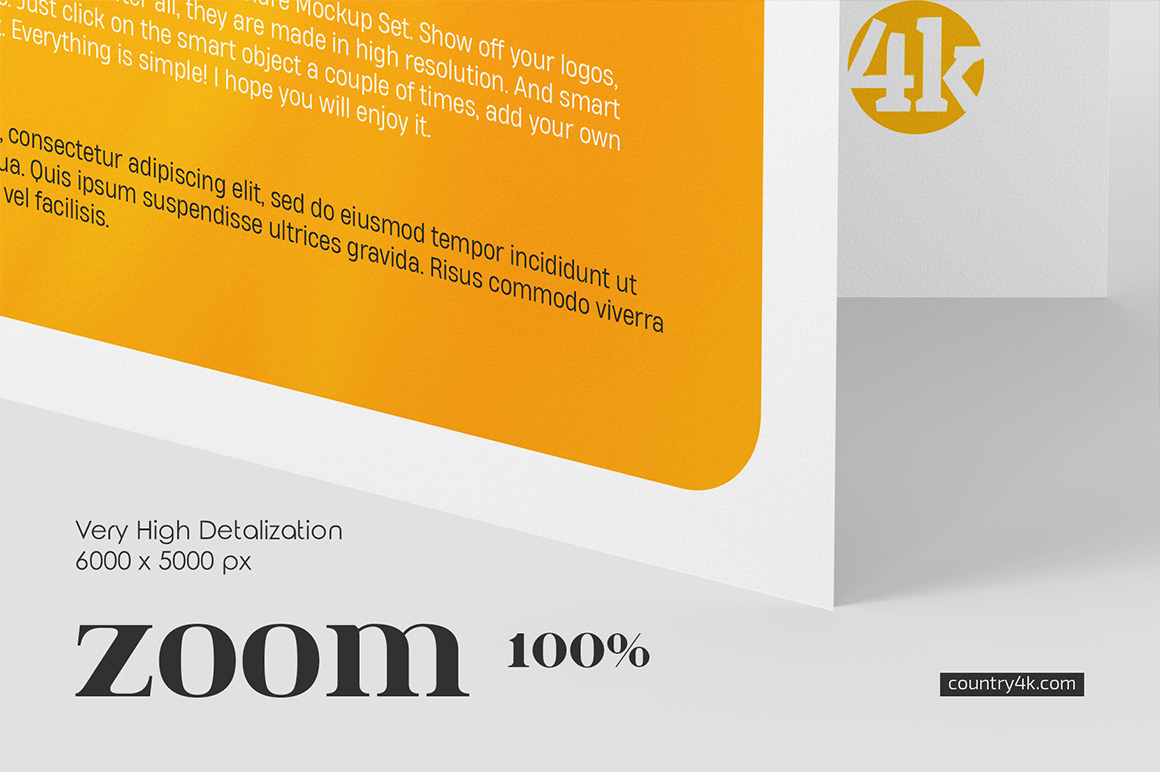 A4 Bi-Fold Brochure Mockup Set A4 Bi-Fold Brochure Mockup Set