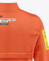 Long Sleeve Track Jacket Mockup – Back View.