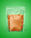 Transparent Pouch with Lentils Mockup