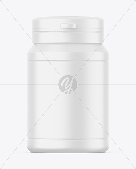 Matte Plastic Jar Mockup