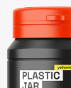 Matte Plastic Jar Mockup