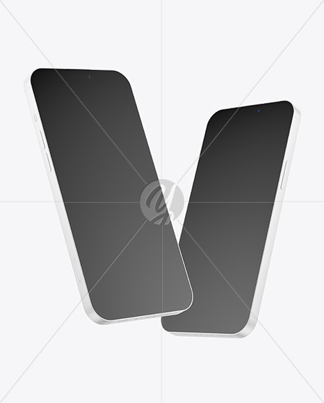 Two Iphones Mockup