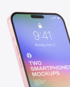 Two Iphones Mockup