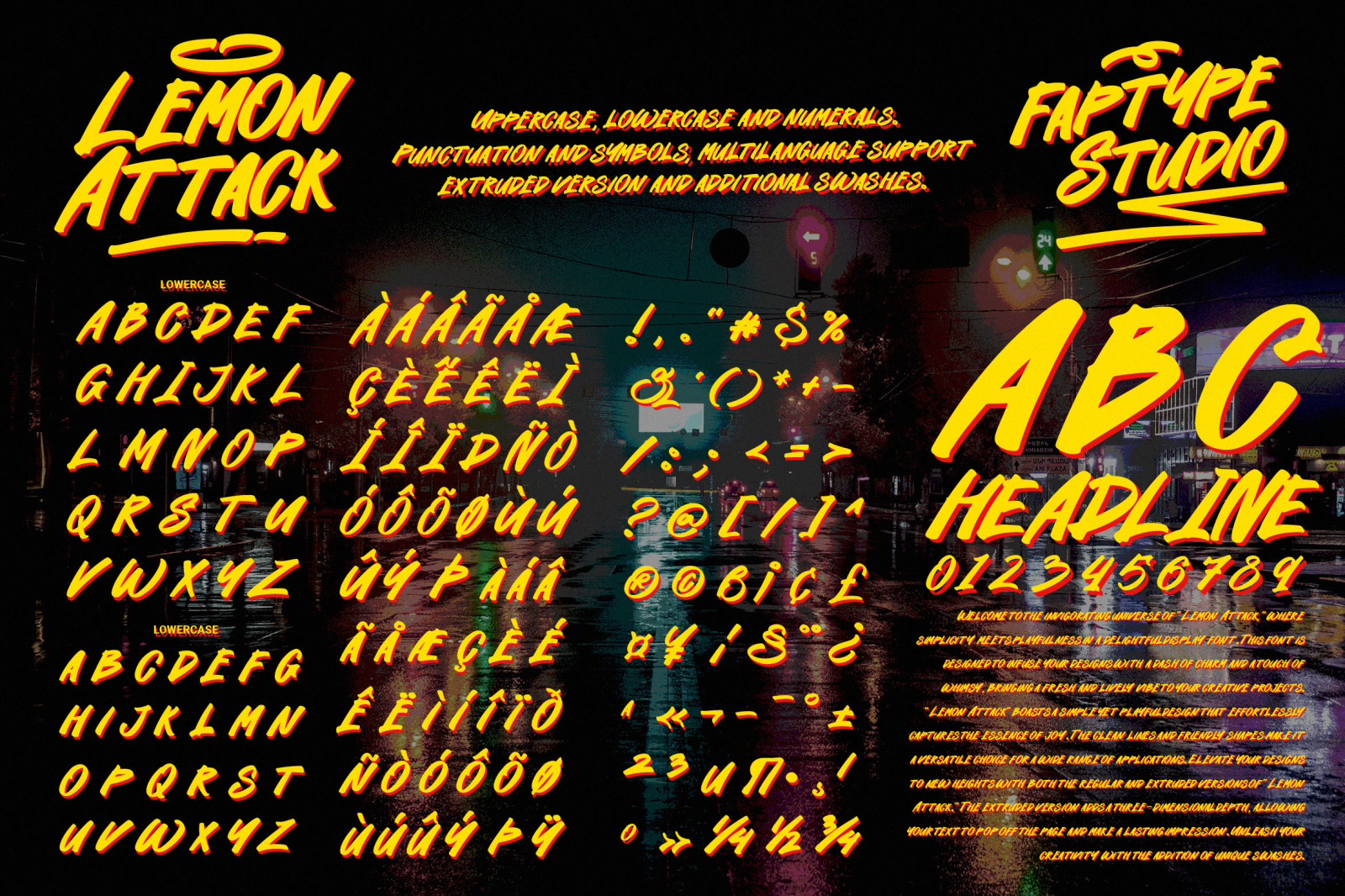 Panic Attack | Playful Display Font