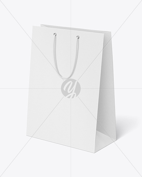 Textured Paper Shopping Bag Mockup