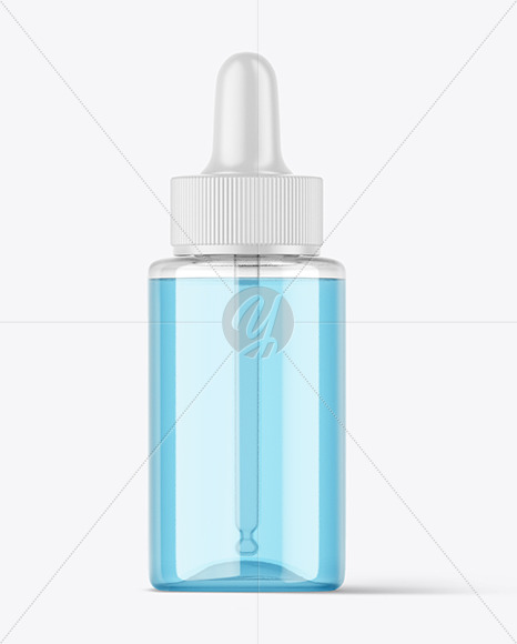 Clear Dropper Bottle Mockup