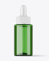 Green Dropper Bottle Mockup