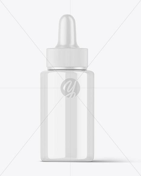 Glossy Dropper Bottle Mockup