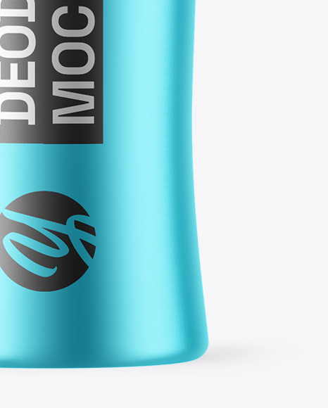 Matte Metallic Deodorant Mockup Matte Metallic Deodorant Mockup