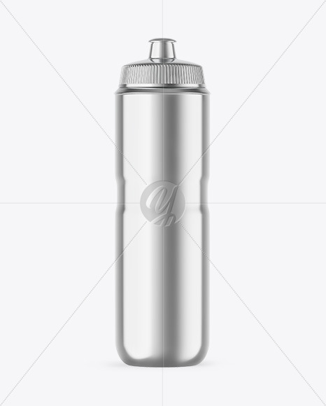 Metallic Sport Bottle Mockup Metallic Sport Bottle Mockup