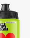 Glossy Sport Bottle Mockup