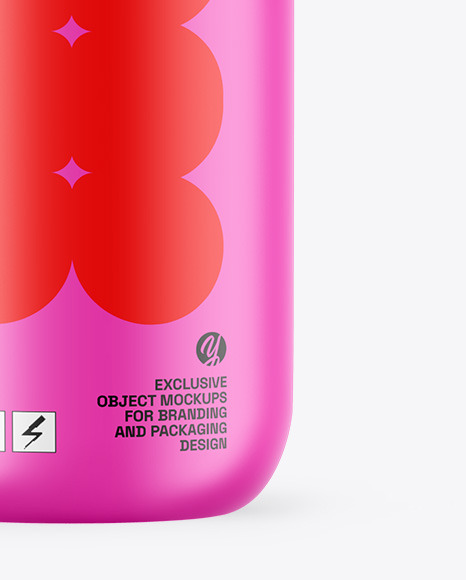 Matte Sport Bottle Mockup