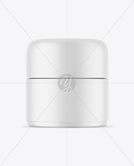 Matte Cosmetic Jar Mockup Matte Cosmetic Jar Mockup