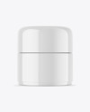 Glossy Cosmetic Jar Mockup