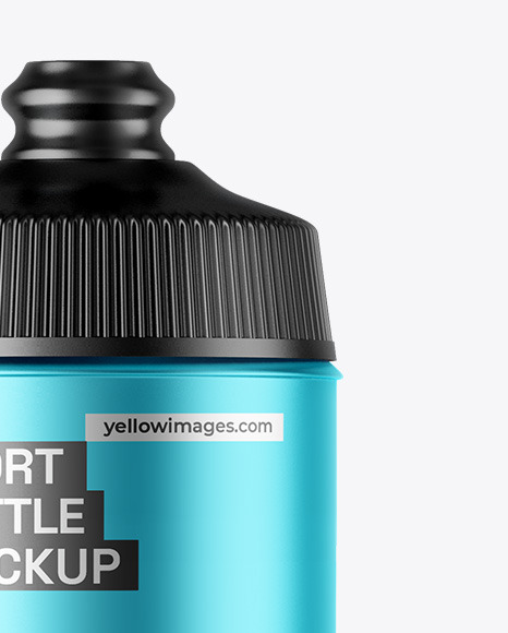 Matte Metallic Sport Bottle Mockup Matte Metallic Sport Bottle Mockup