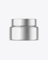 Metallic Cosmetic Jar Mockup