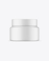 Matte Cosmetic Jar Mockup