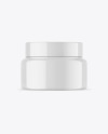 Glossy Cosmetic Jar Mockup