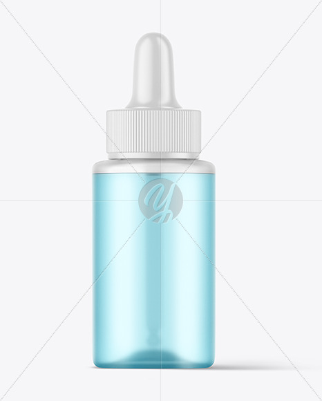 Frosted Dropper Bottle Mockup