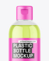 Clear Plastic Bottle Mockup