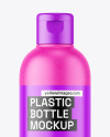 Matte Plastic Bottle Mockup