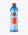Blue Plastic Bottle Mockup