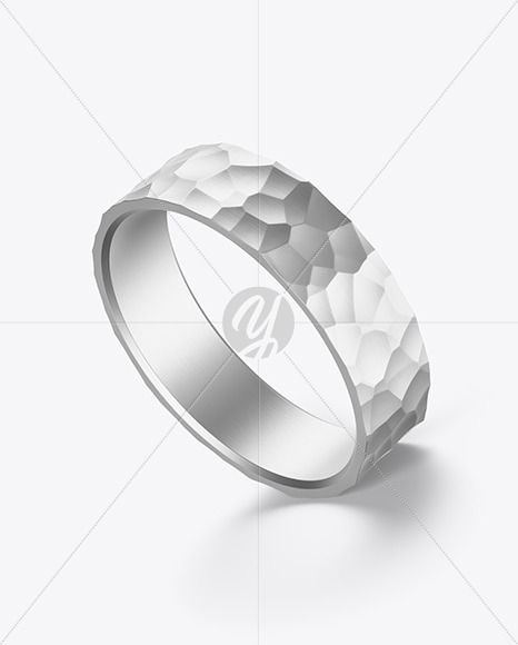 Jewelry Hammered Ring Mockup Jewelry Hammered Ring Mockup