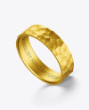 Jewelry Hammered Ring Mockup Jewelry Hammered Ring Mockup