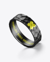 Jewelry Hammered Ring Mockup Jewelry Hammered Ring Mockup