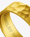 Jewelry Hammered Ring Mockup Jewelry Hammered Ring Mockup