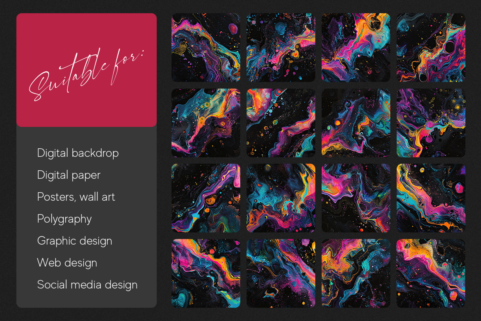 Cosmic Liquid Psychedelic Texture Pack Cosmic Liquid Psychedelic Texture Pack