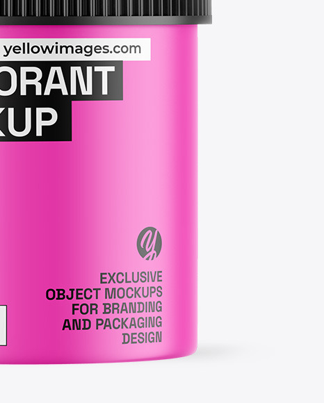 Matte Deodorant Mockup