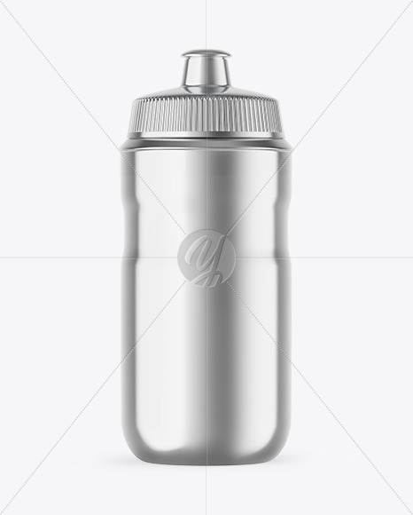 Metallic Sport Bottle Mockup Metallic Sport Bottle Mockup