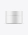 Matte Cosmetic Jar Mockup