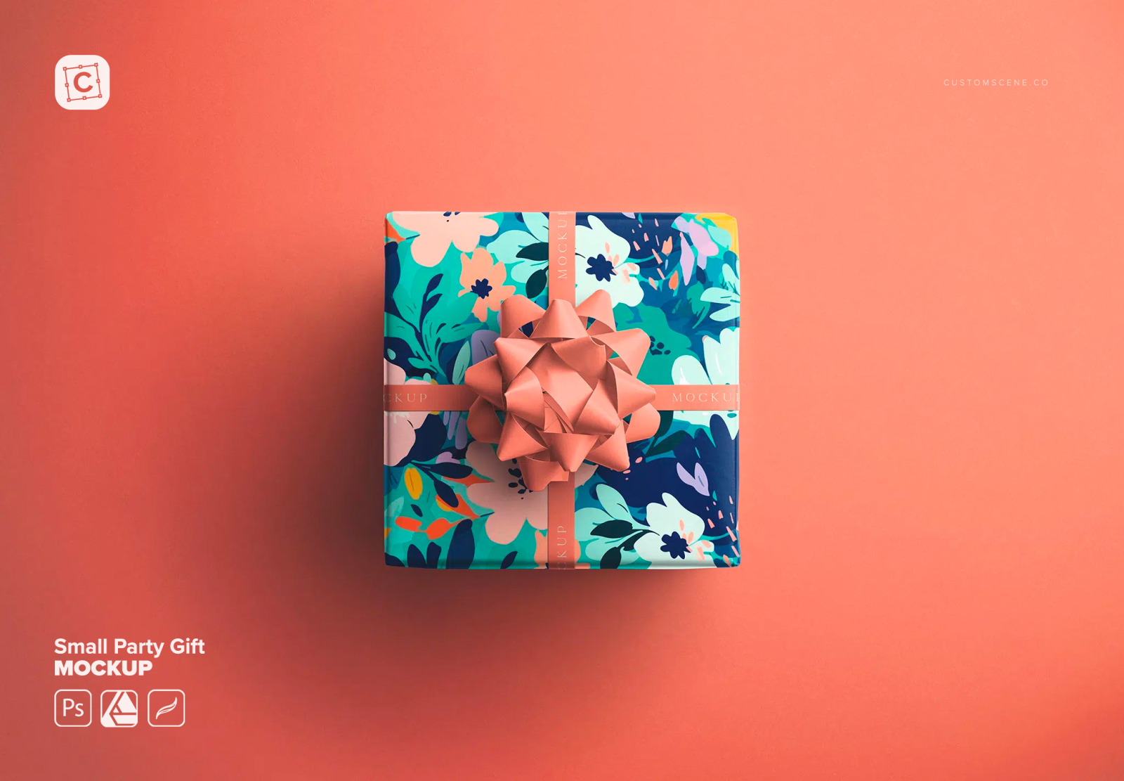 Small Party Gift Mockup Small Party Gift Mockup