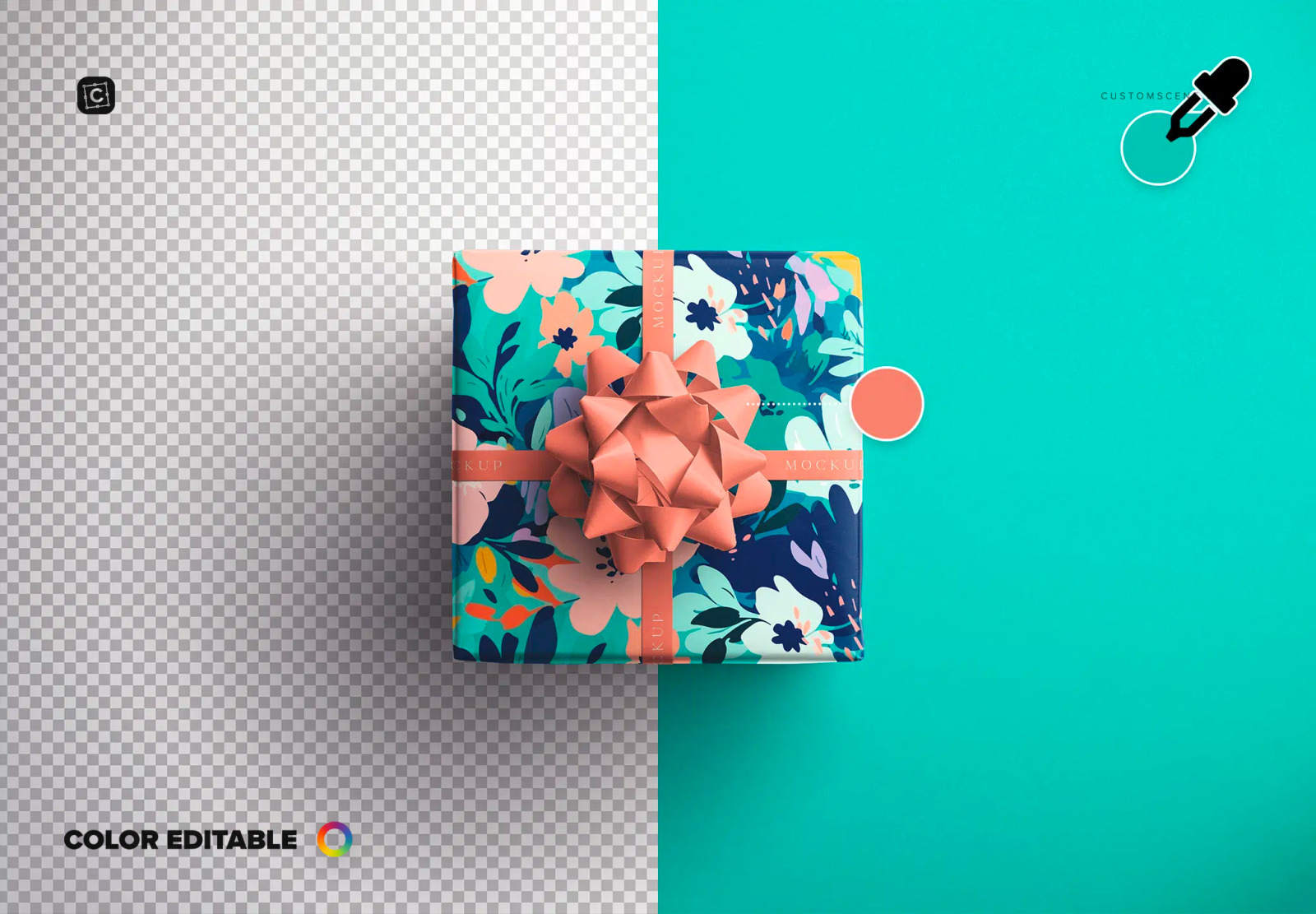 Small Party Gift Mockup Small Party Gift Mockup
