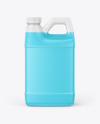 Jerrycan with Liquid Mockup