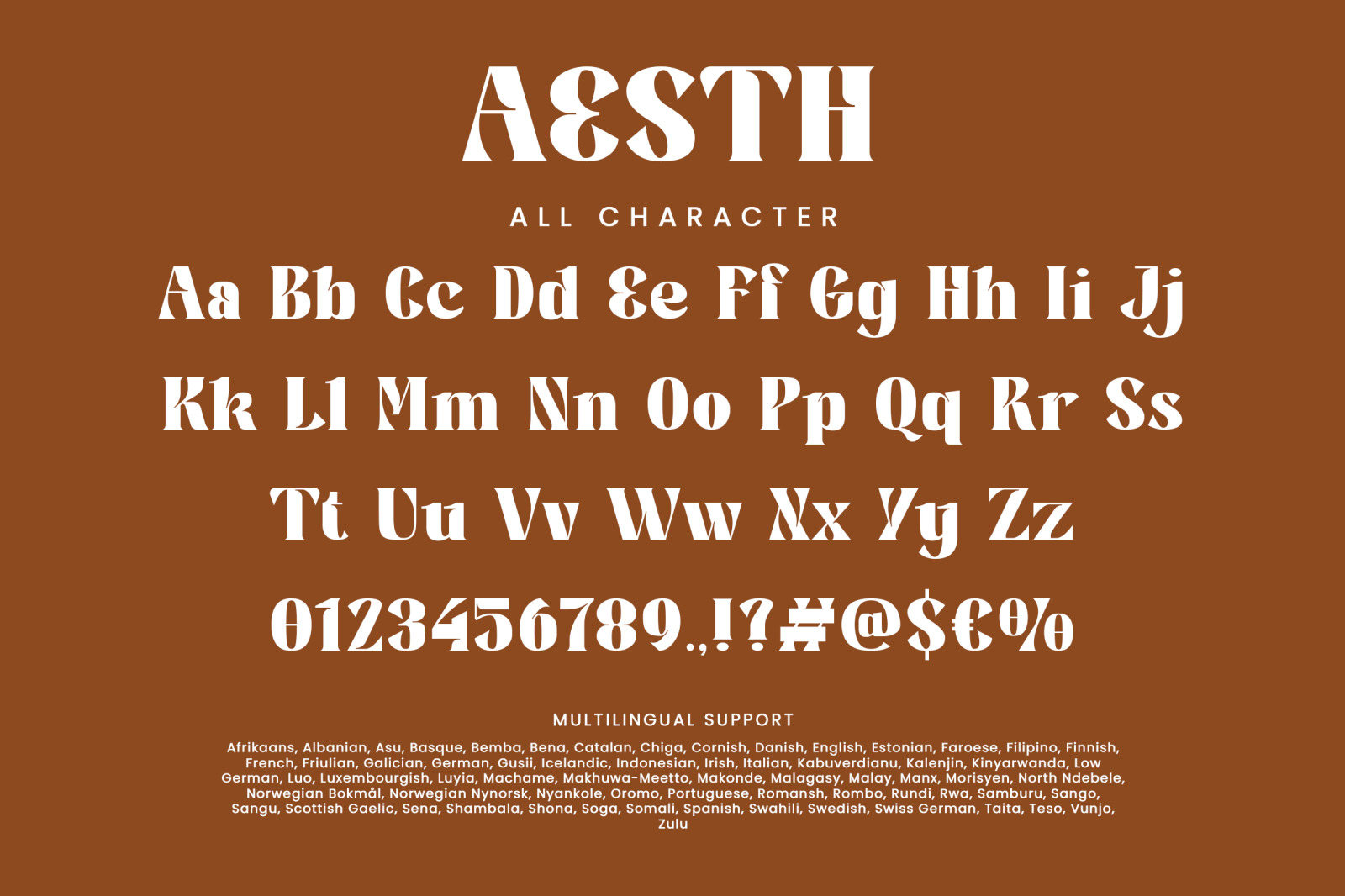 Aesth Font