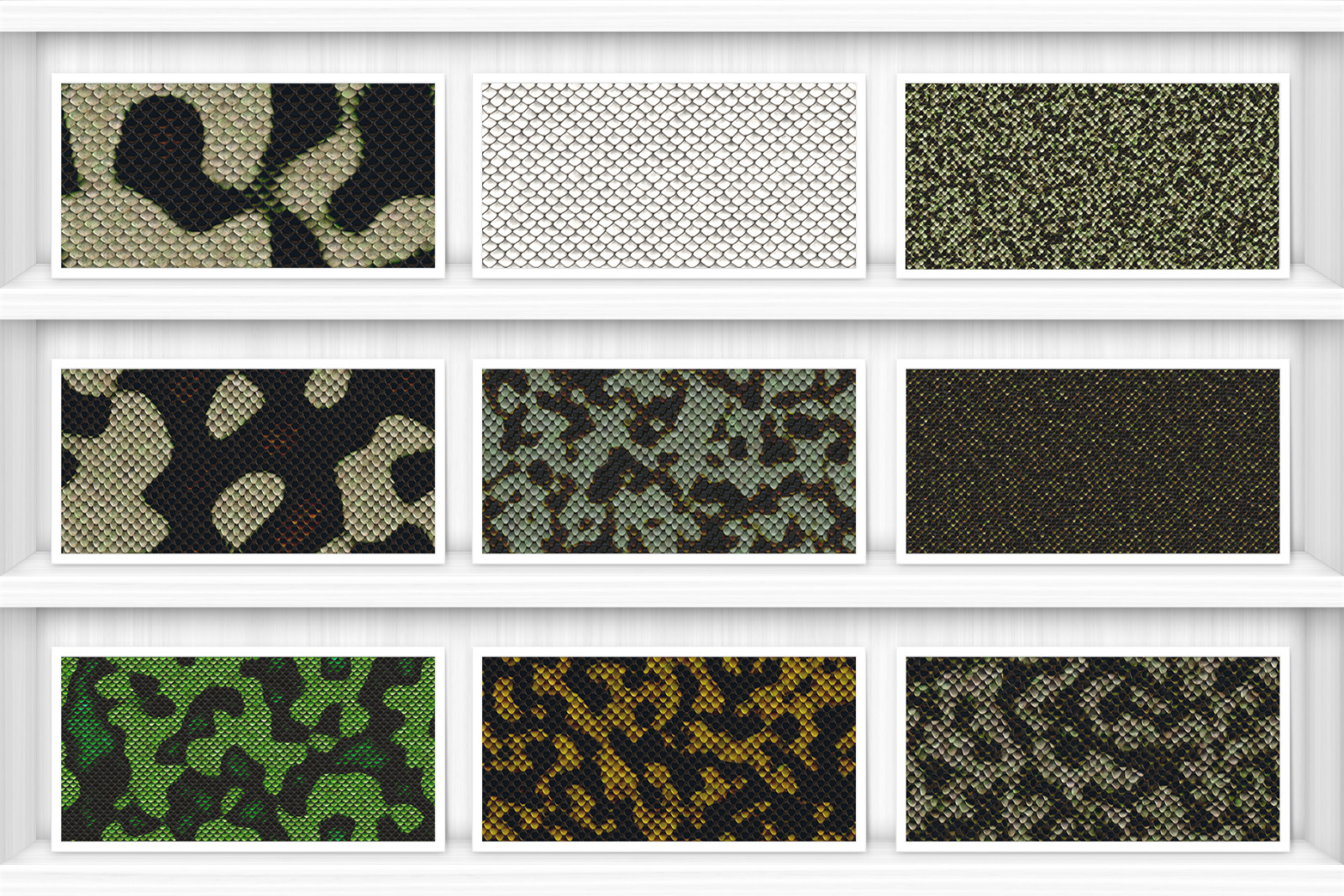 20 Snake Leather Background Textures