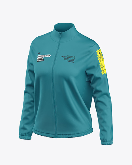 Long Sleeve Track Jacket Mockup