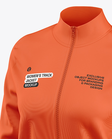 Long Sleeve Track Jacket Mockup