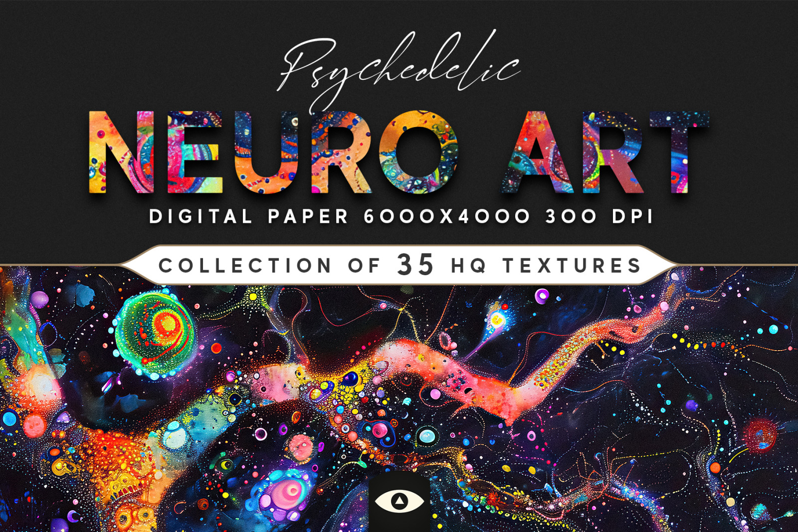 Psychedelic Neuro Art Texture Pack