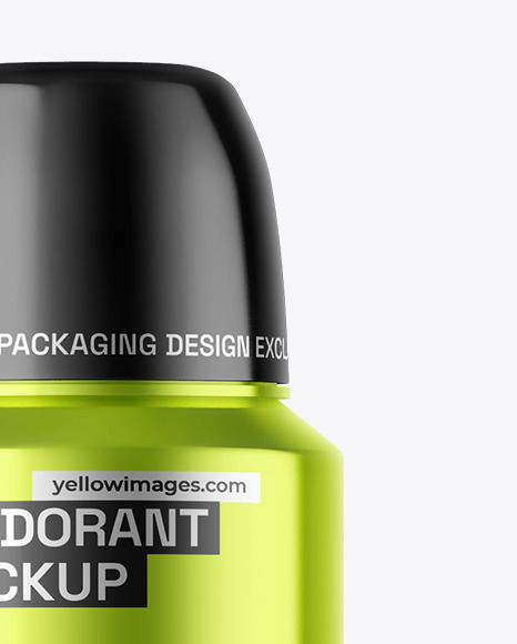 Metallic Deodorant Mockup