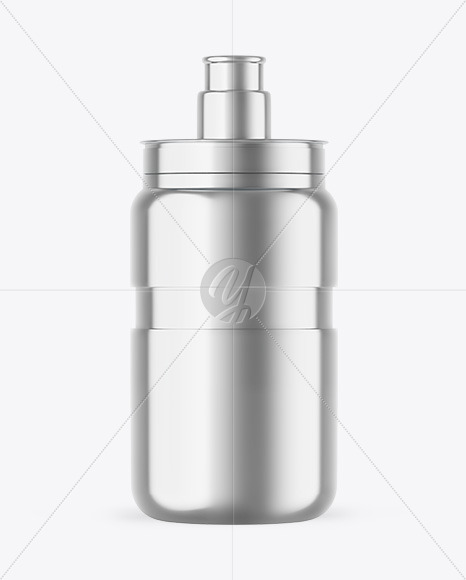 Metallic Sport Bottle Mockup Metallic Sport Bottle Mockup