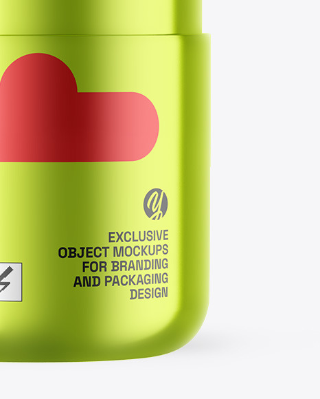 Metallic Sport Bottle Mockup Metallic Sport Bottle Mockup