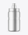 Matte Metallic Sport Bottle Mockup