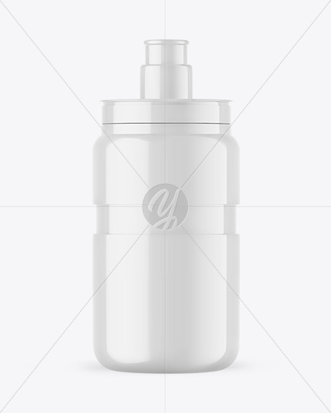 Glossy Sport Bottle Mockup