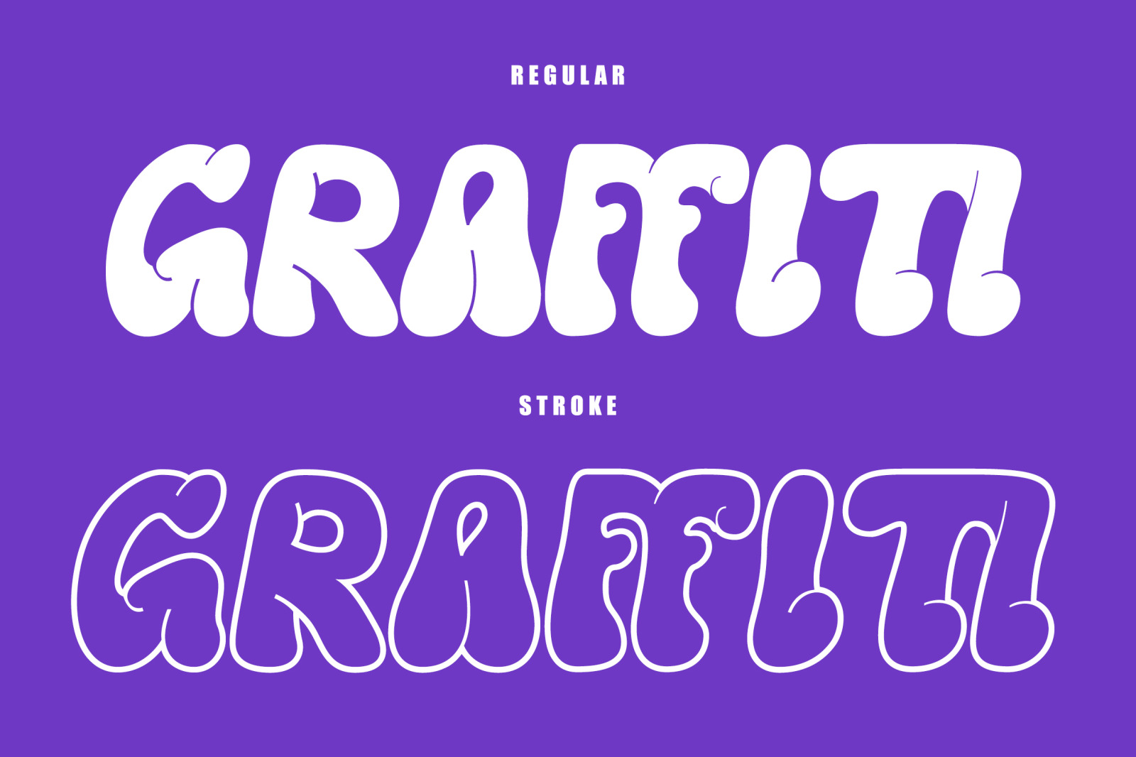Hyper Blob - Graffiti Font Hyper Blob - Graffiti Font