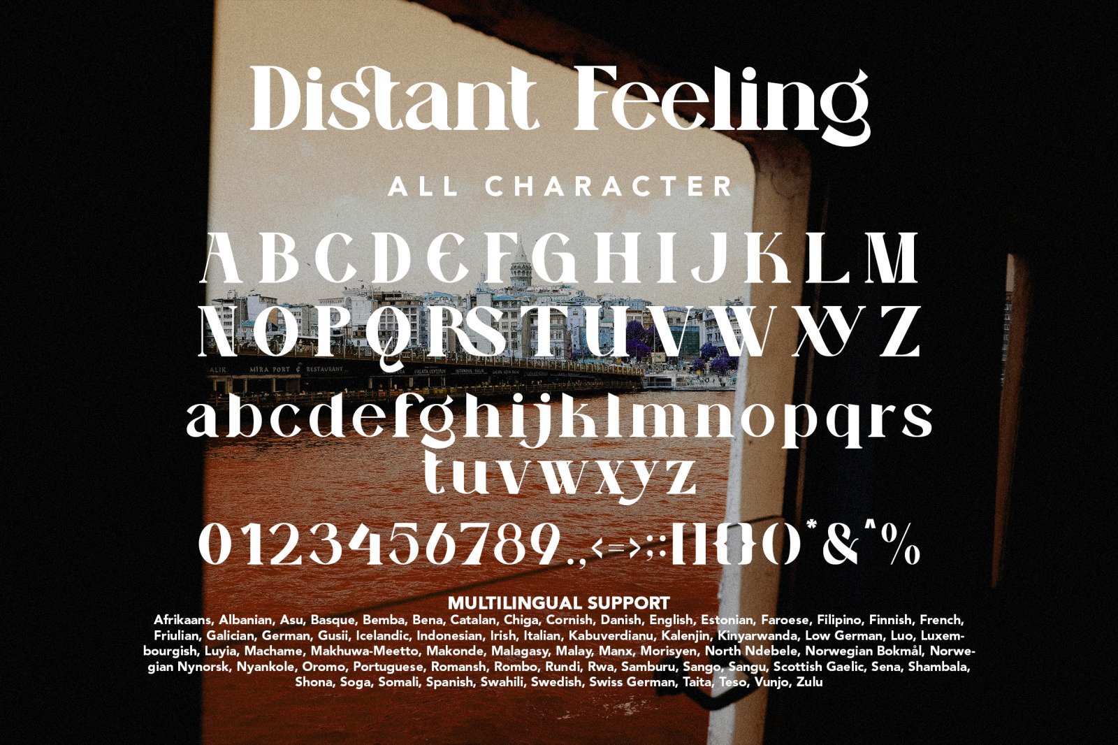 Distant Feeling - Serif Display Font Distant Feeling - Serif Display Font