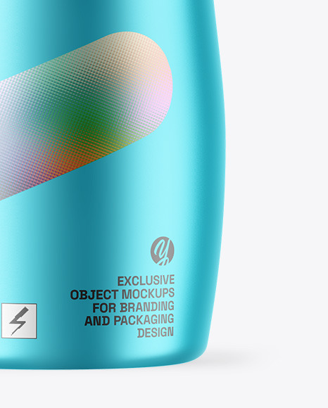 Matte Metallic Deodorant Mockup